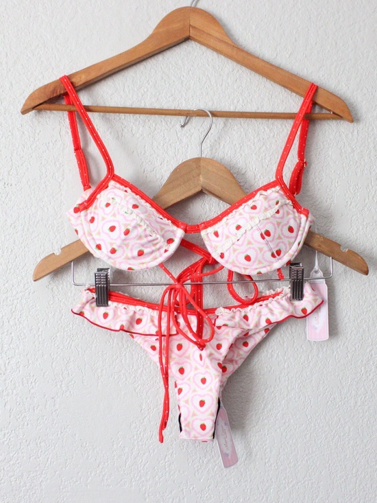 Whipped Cream Swimwear Other - Whipped Cream Swimwear Strawberry Lane Bikini Set XS